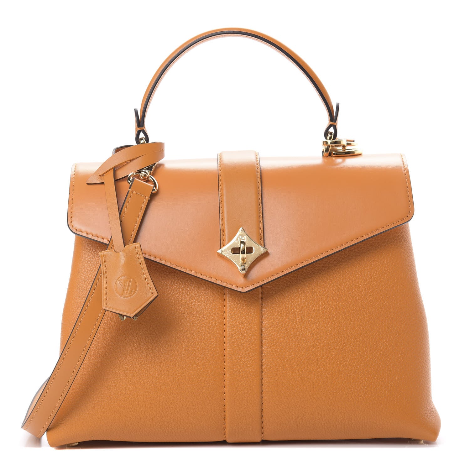 Louis Vuitton Grained Smooth Calfskin Rose Des Vents PM Amaretto 1 of 10