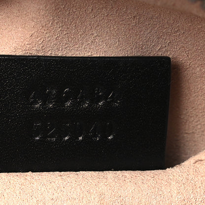 Gucci Calfskin Matelasse GG Marmont Belt Bag 75 30 Black 7 of 9