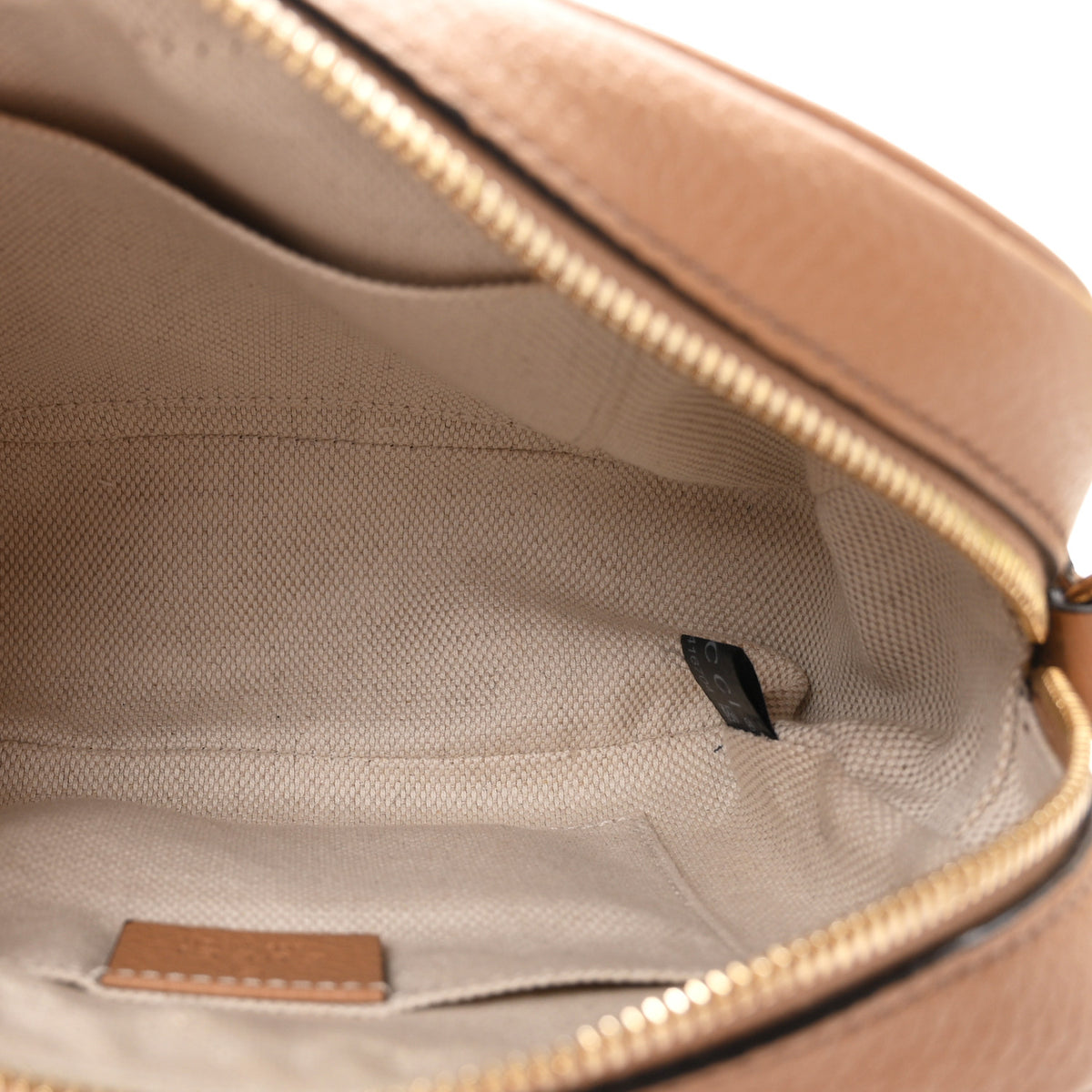 Gucci Pebbled Calfskin Small Soho Disco Bag Rose Beige 5 of 11