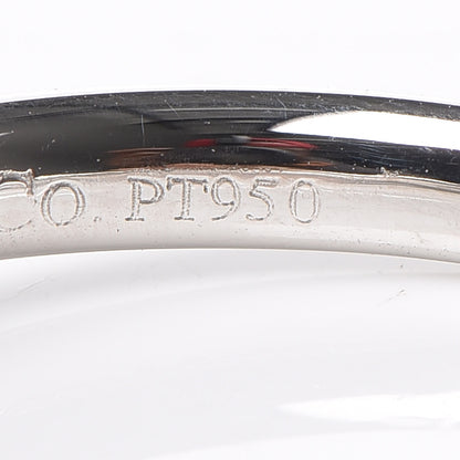 Tiffany Platinum Diamond 2mm Elsa Peretti Band Ring 48 4.5 5 of 6