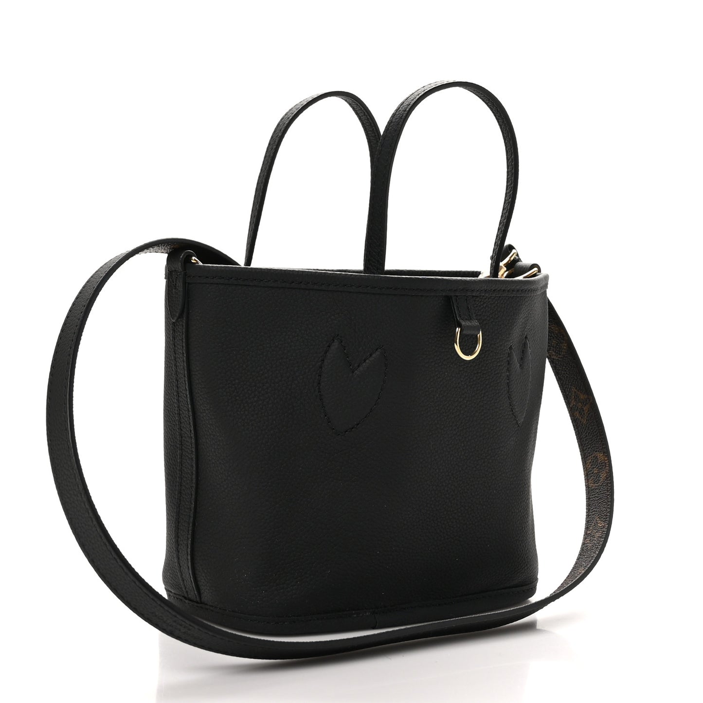 Monogram Neverfull Inside Out Bandouliere BB Black