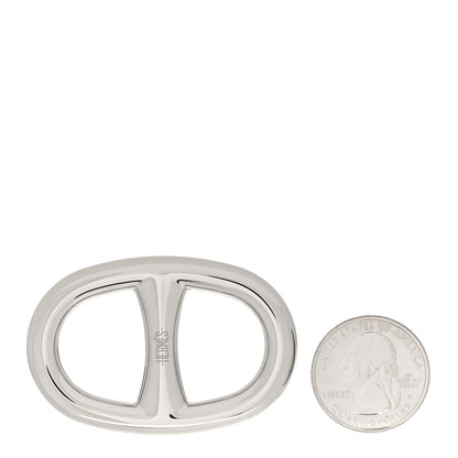 Hermes Palladium Chaine D'Ancre Scarf Ring 2 of 4