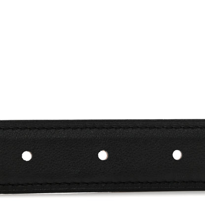 Hermes Swift Epsom 24mm Mini H Belt 70 28 Black Gold 3 of 6