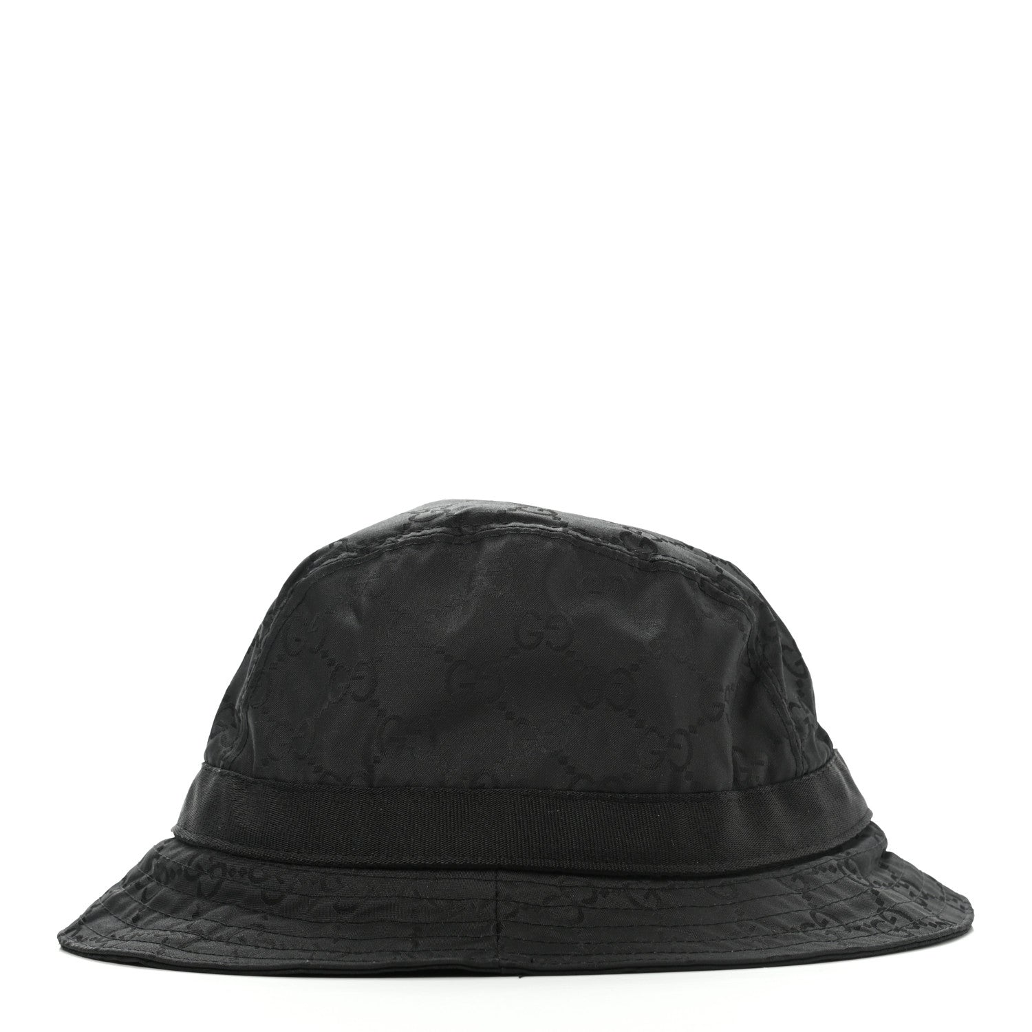 Gucci Nylon Monogram Bucket Hat M Black 5 of 10