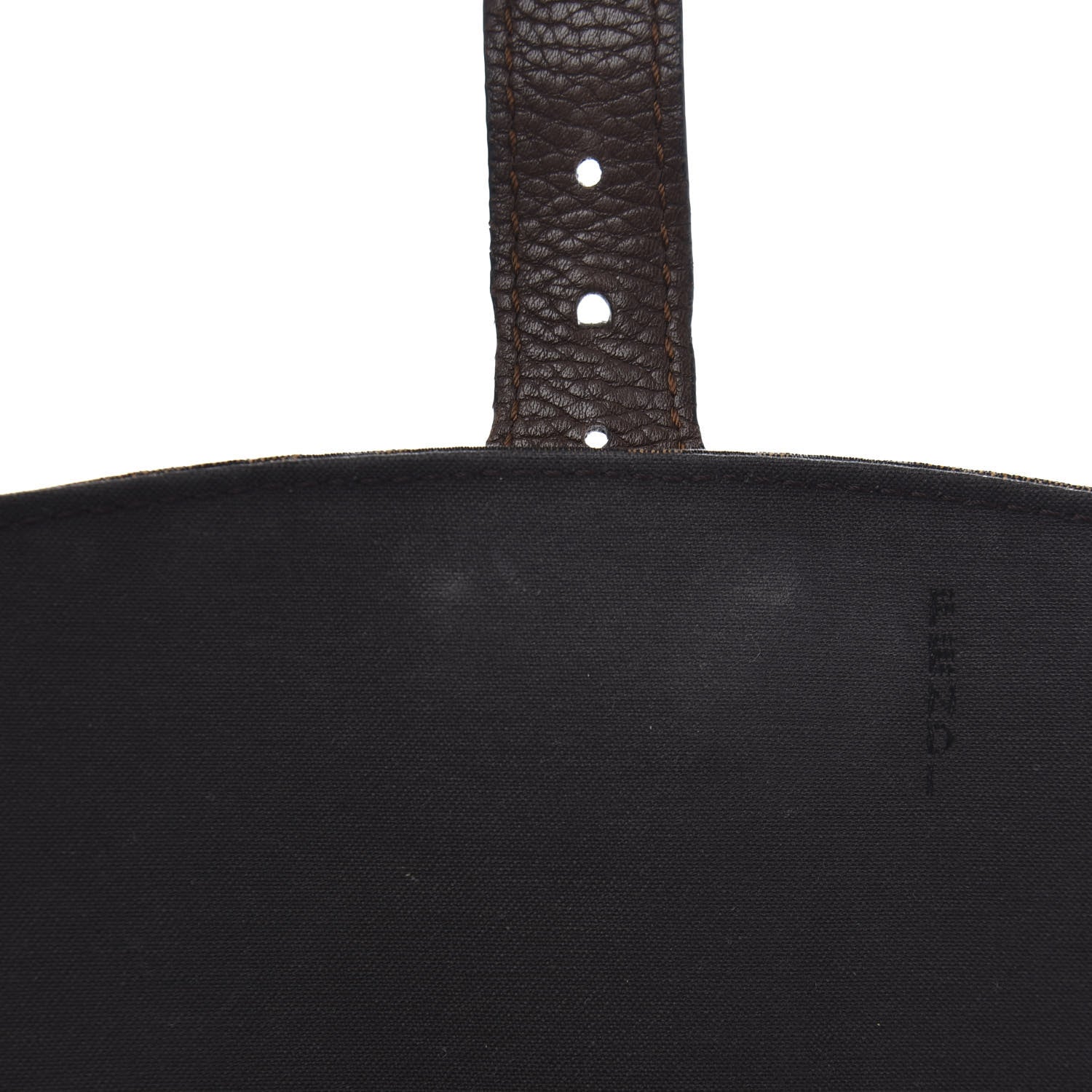 Fendi Zucca Vitello Artic Shoulder Bag Tobacco Castagna 11 of 13