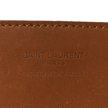 Saint Laurent Raffia Calfskin Le 5 A 7 Mini Hobo Natural Brick Natural Brick 6 of 9