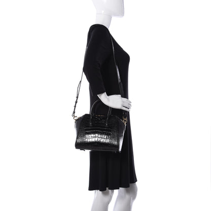 Givenchy Calfskin Crocodile Embossed Mini Antigona Black 3 of 11