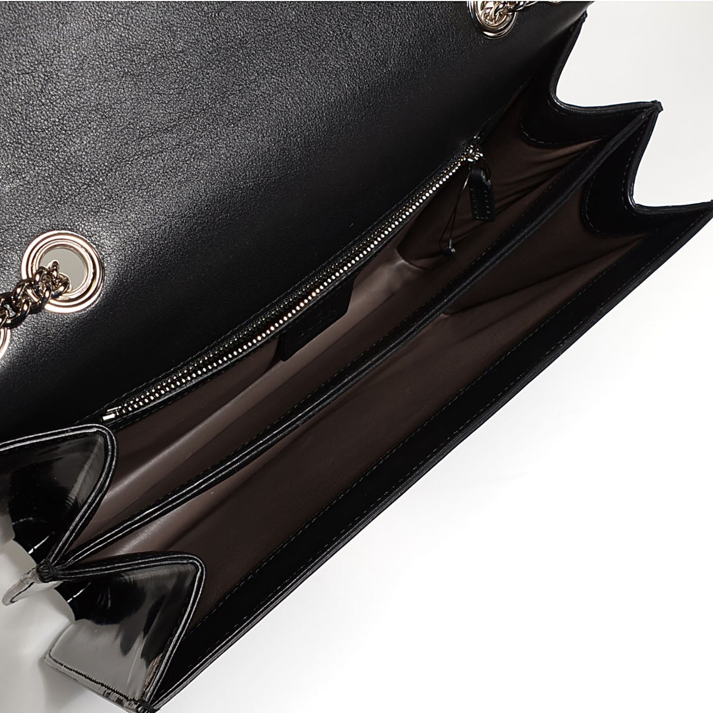 Shade Lux Calfskin Interlocking G Shoulder Bag Black
