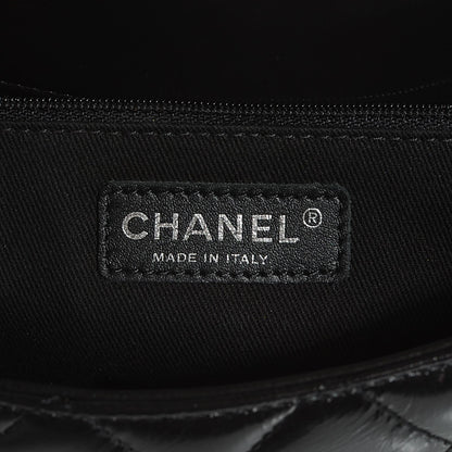 Chanel Glazed Calfskin Small CC Delivery Tote Black 8 of 9