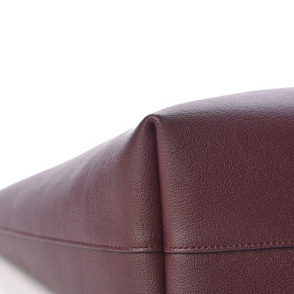 Saint Laurent Calfskin Large Shopping Tote Bordeaux 10 of 13