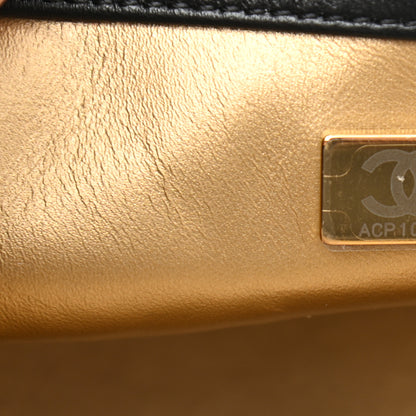 Chanel Lambskin Quilted Mini Pearl Crush Flap Black 7 of 9