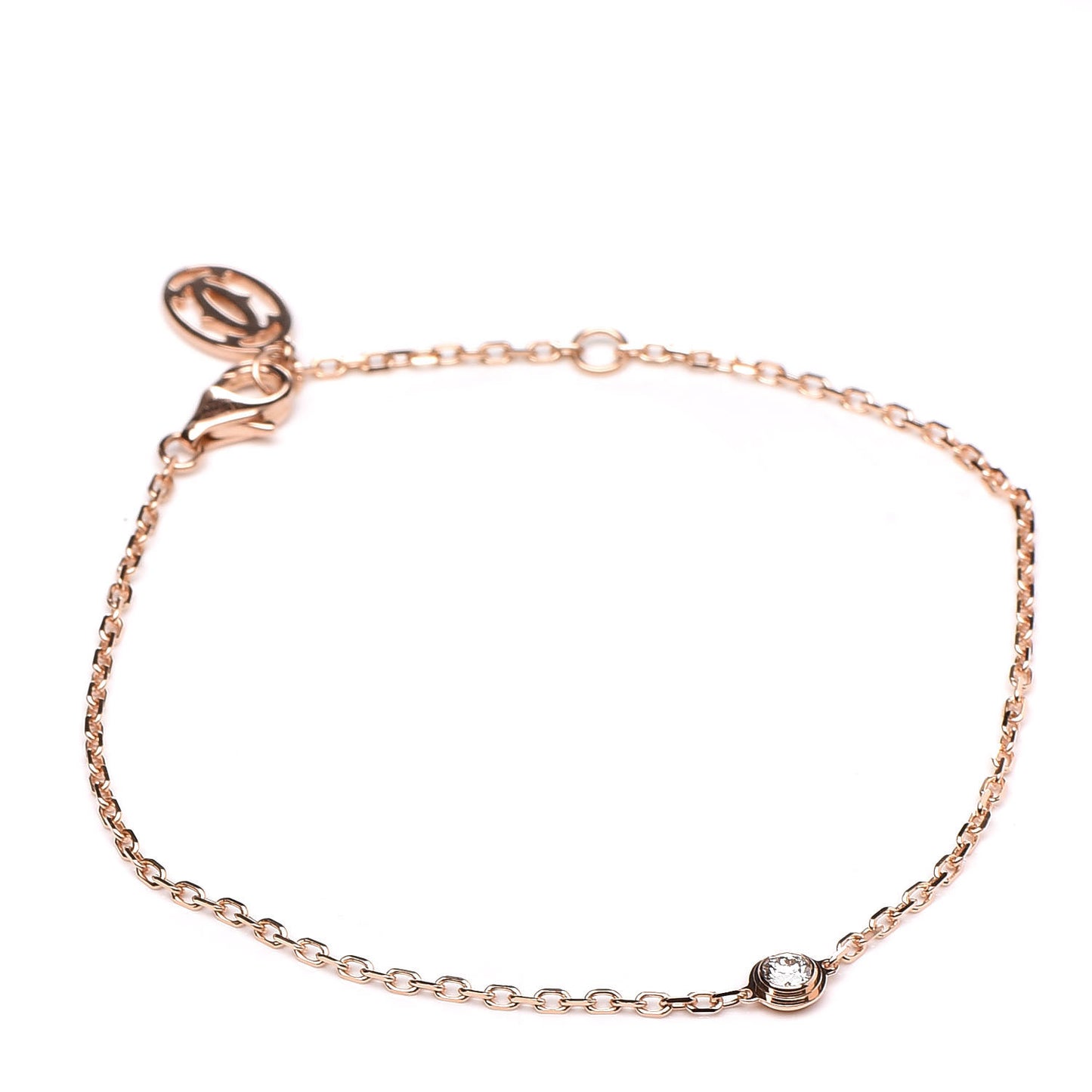 18K Pink Gold Diamond SM D'Amour Bracelet