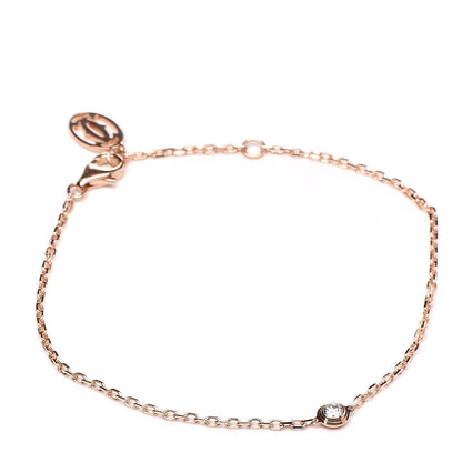 Cartier 18K Pink Gold Diamond SM D'Amour Bracelet 1 of 6