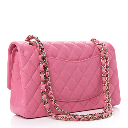 Chanel Caviar Quilted Medium Double Flap Pink 3 of 10