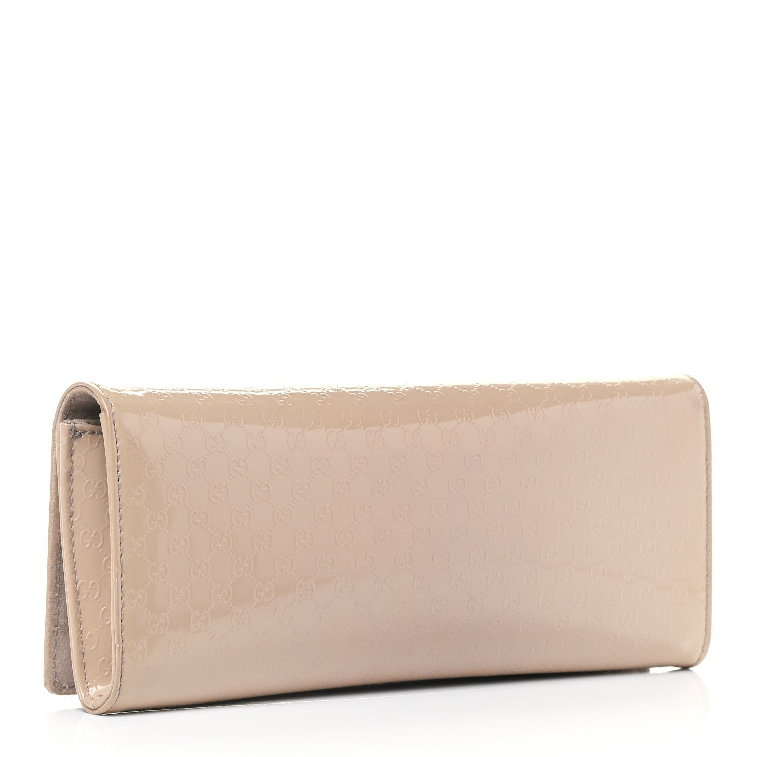 Gucci Patent Microguccissima Small Broadway Clutch Dark Cipria 2 of 4