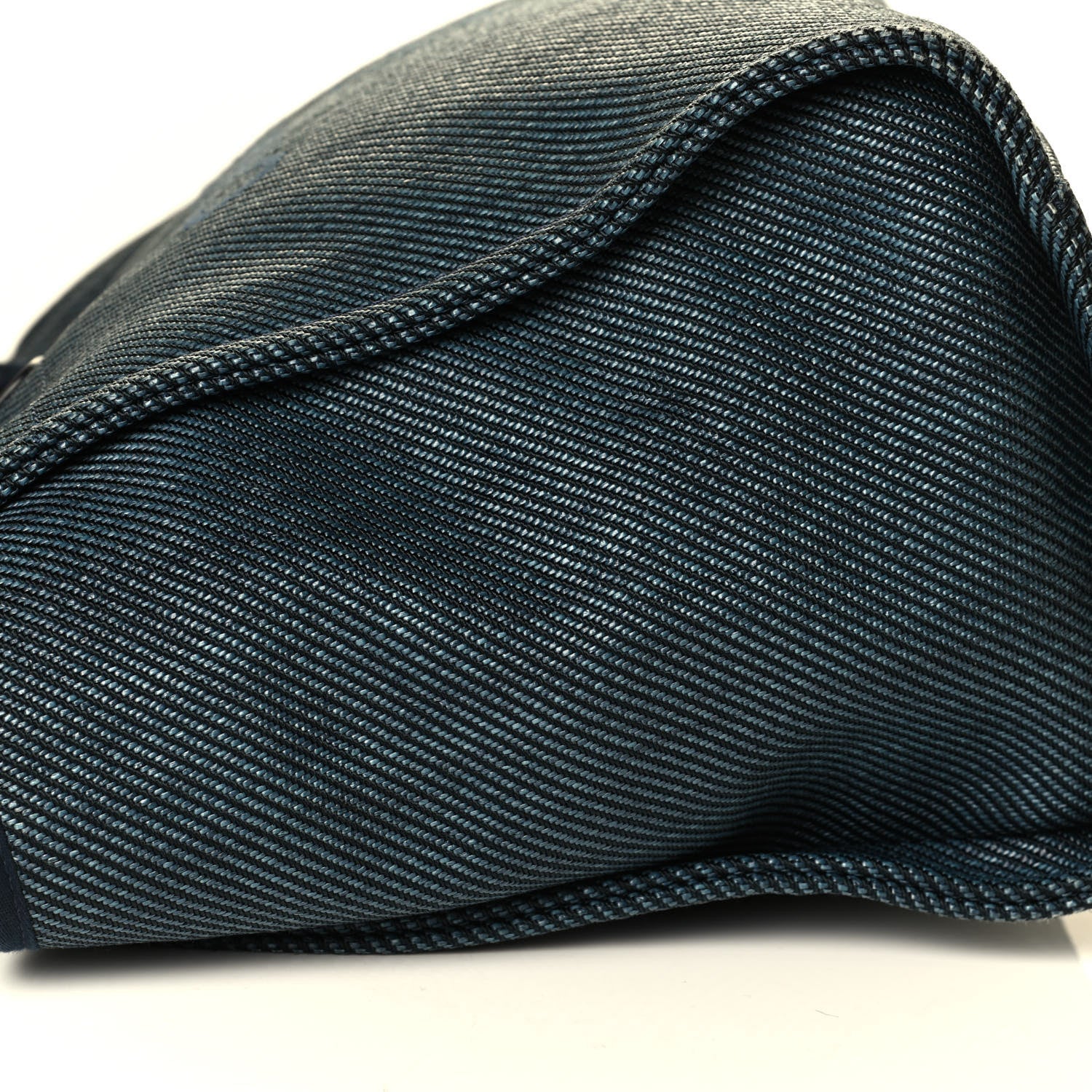 Chanel Mixed Fibers Calfskin Medium Deauville Tote Navy Blue 7 of 8