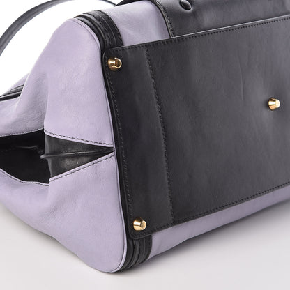 Chloe Calfskin Medium Alice Satchel Black Street Blue 8 of 9
