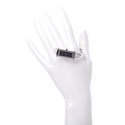Gucci Stainless Steel 12mm 1500L Horsebit Quartz Watch Black 2 of 5