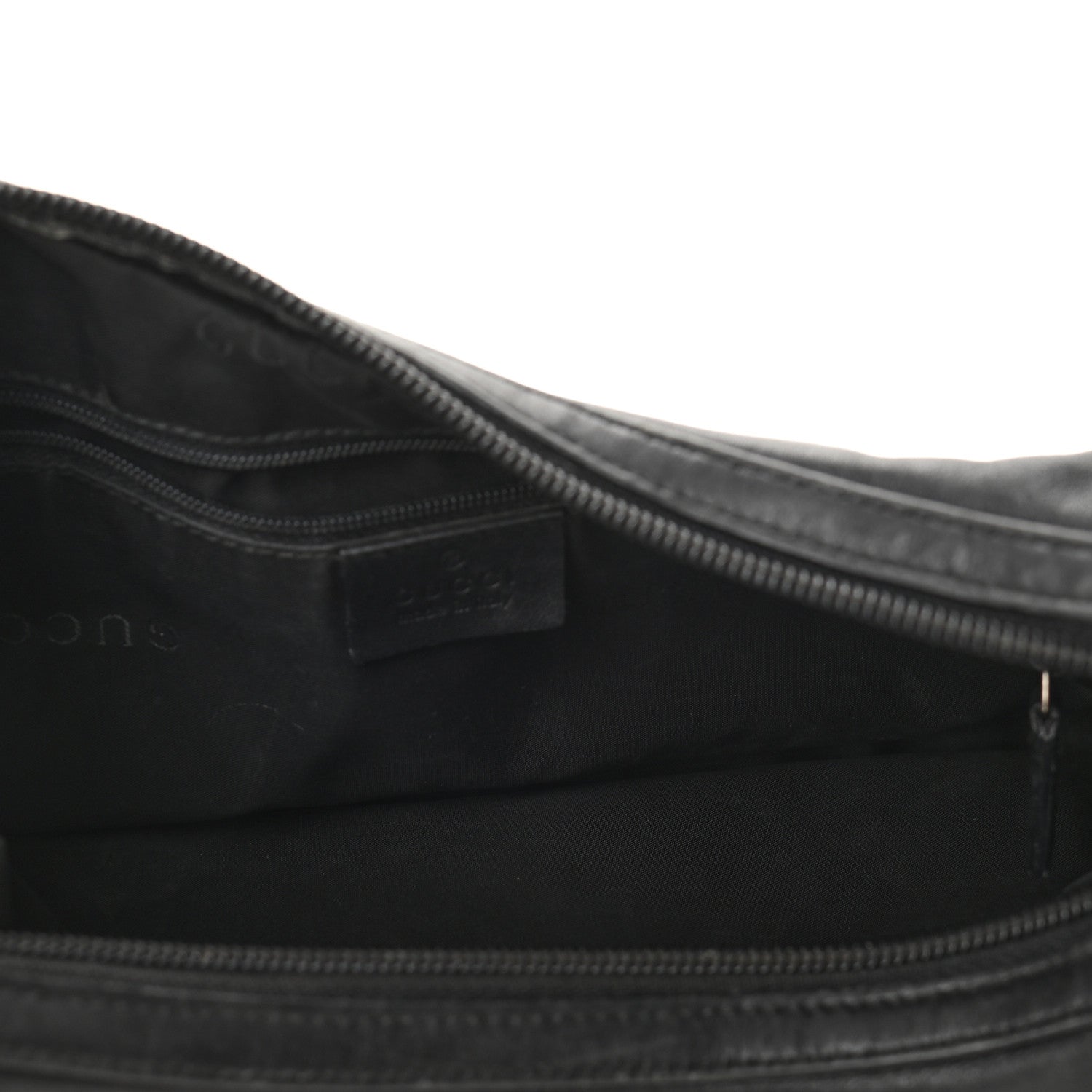 Gucci Calfskin Chain Shoulder Bag Black 5 of 10