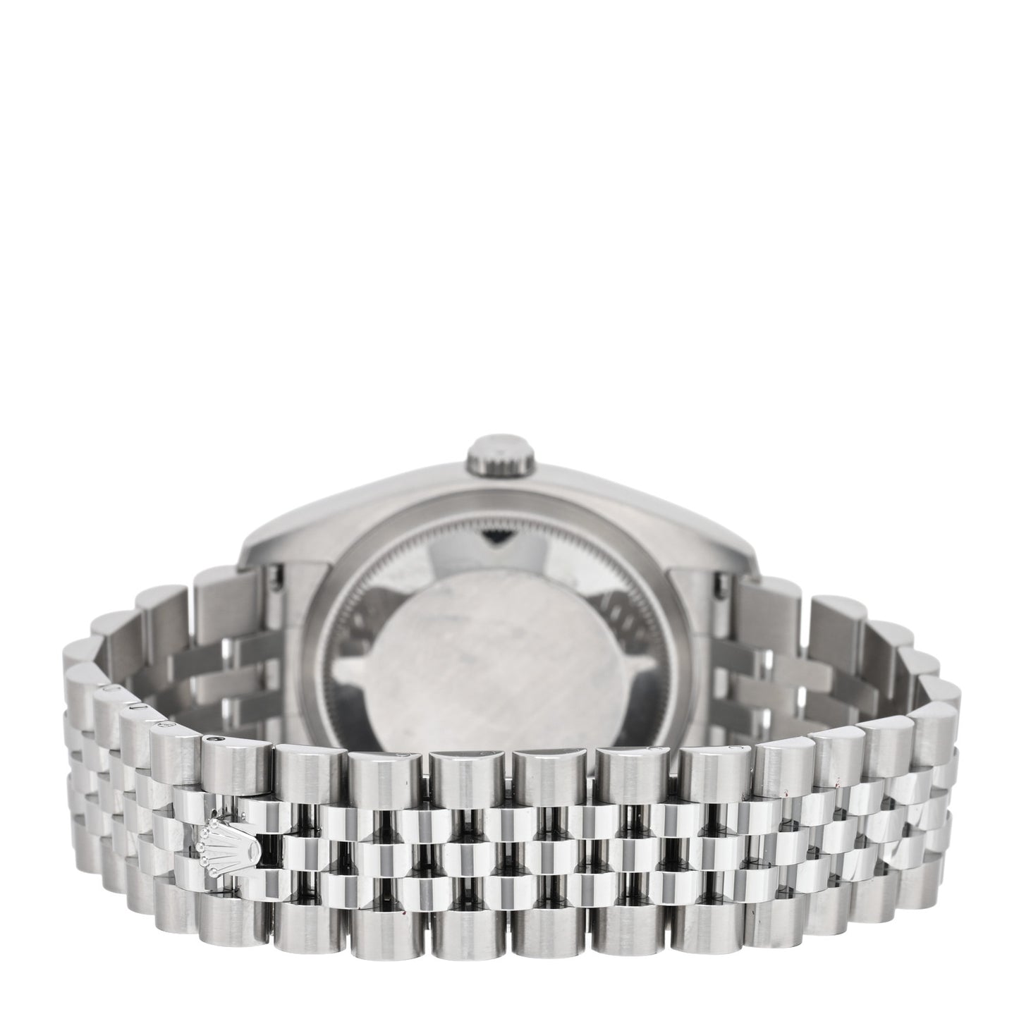 Stainless Steel 18K White Gold 36mm Oyster Perpetual Datejust Watch Pink Flowers 116234