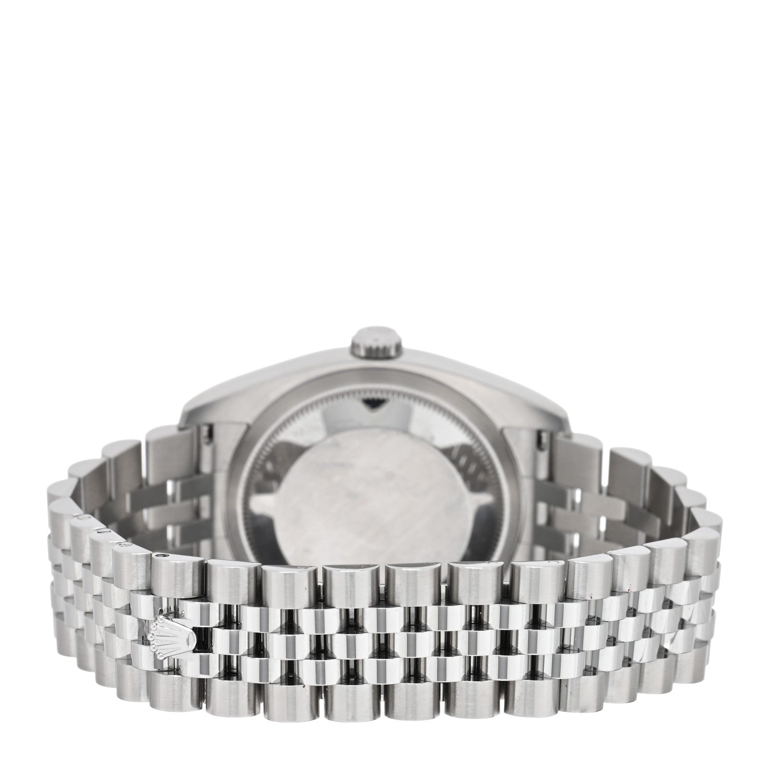 Rolex Stainless Steel 18K White Gold 36mm Oyster Perpetual Datejust Watch Pink Flowers 116234 3 of 5