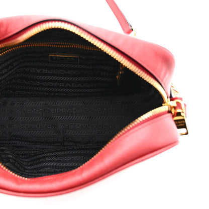 Prada Saffiano Mini Camera Crossbody Bag Rosso 5 of 10