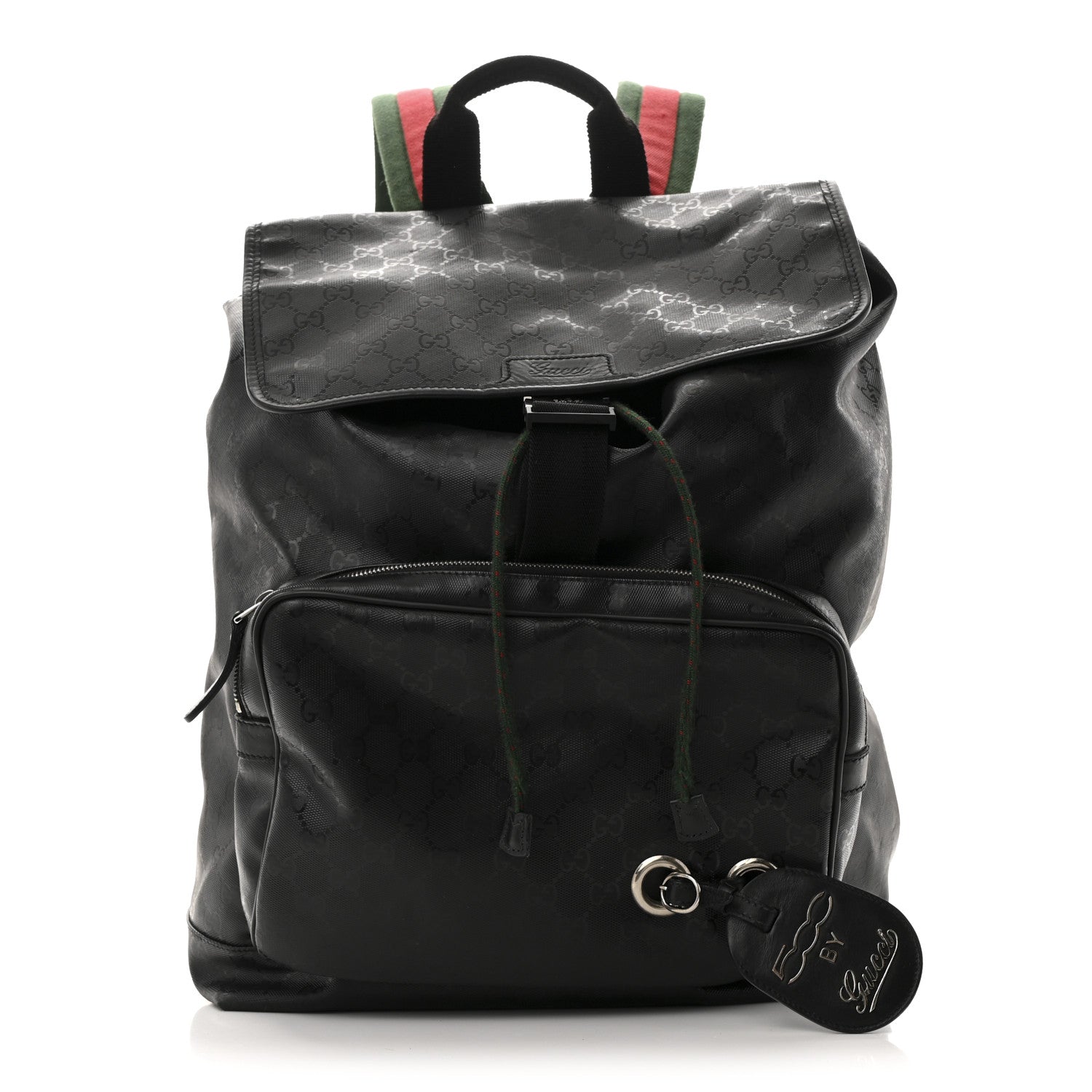 Gucci Imprime Monogram Web 500 Backpack Black 1 of 13