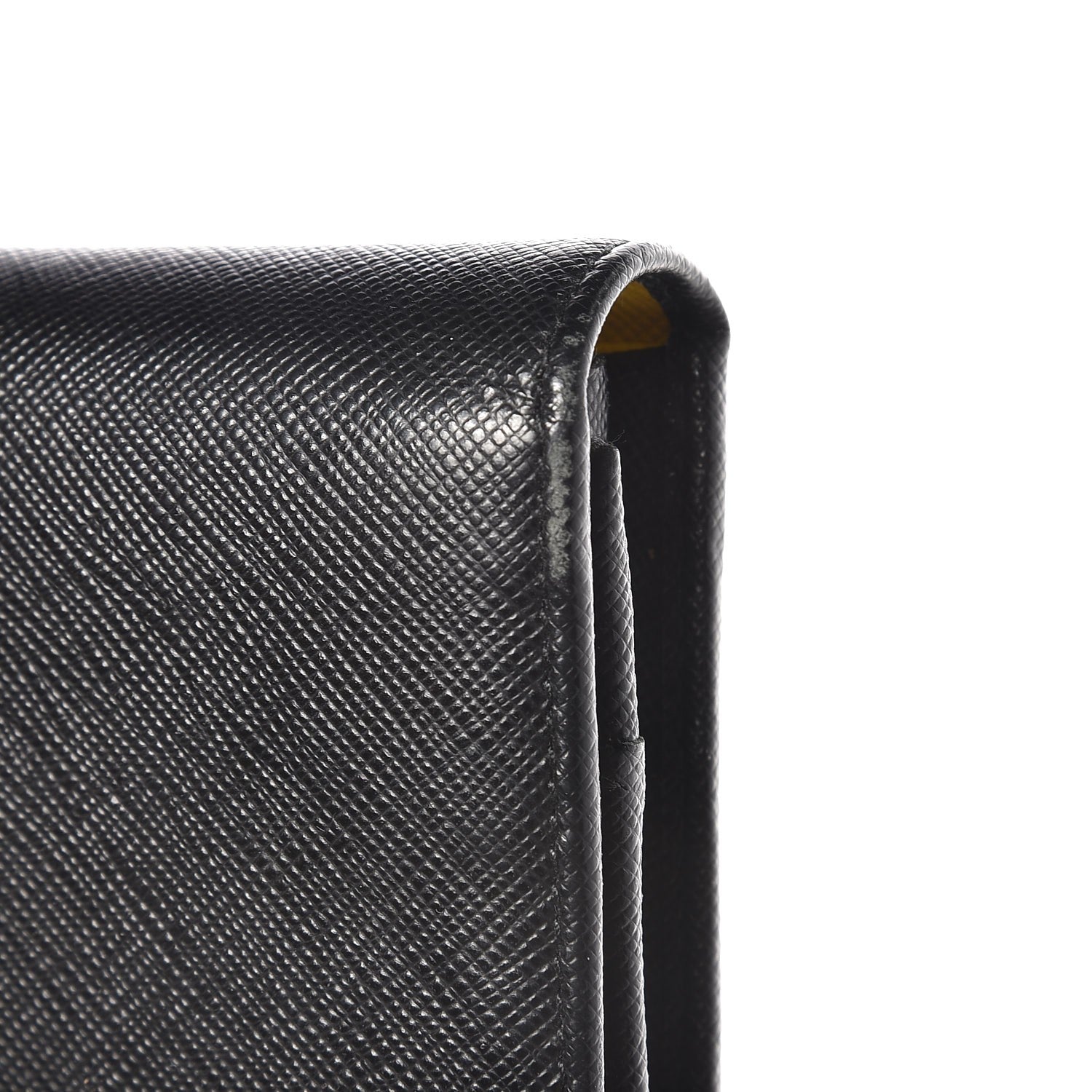 Prada Saffiano Multicolor Continental Flap Wallet Nero Black Soleil 8 of 11