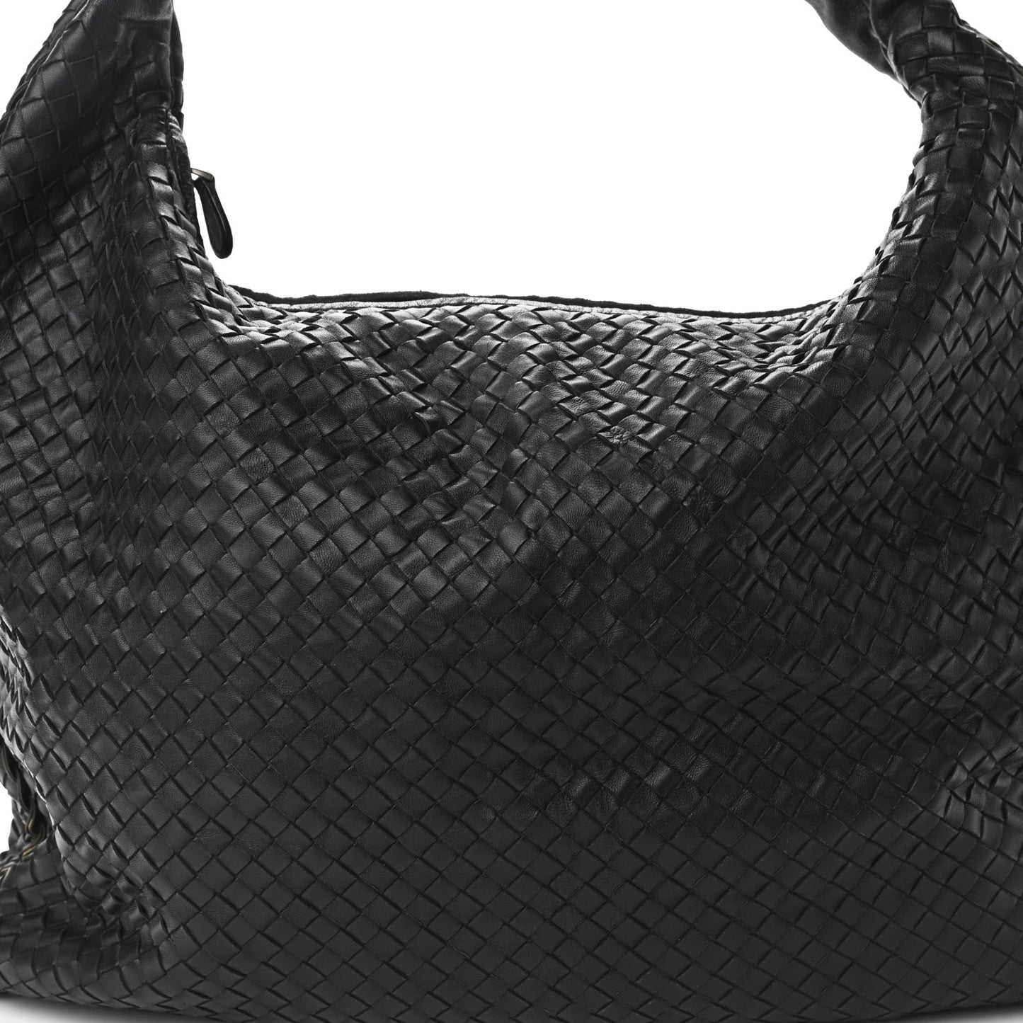 Nappa Intrecciato Maxi Veneta Hobo Black