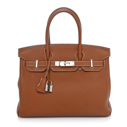 Hermes Togo Birkin 30 Gold 1 of 10