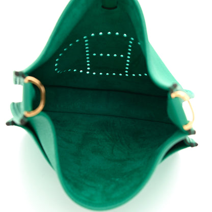 Hermes Taurillon Clemence Evelyne III PM Vert Jade 4 of 10