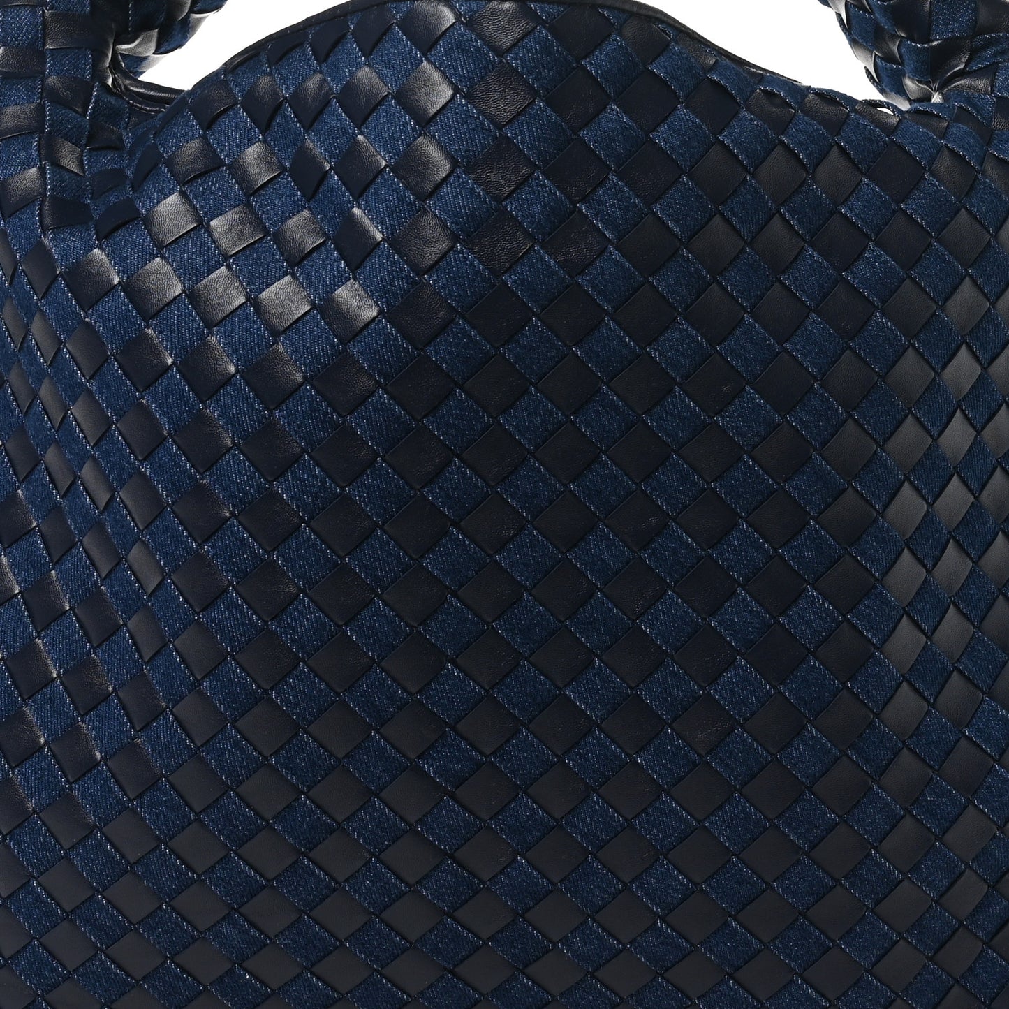 Denim Nappa Intrecciato Large Hop Abyss Indigo