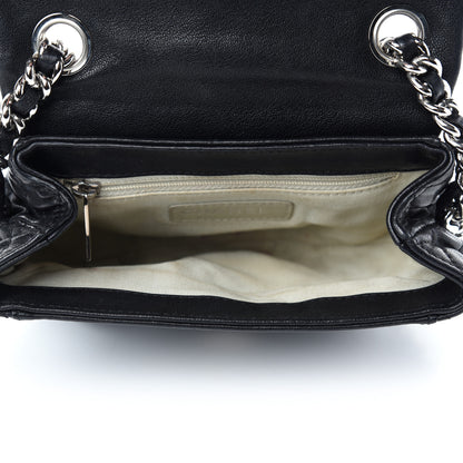 Chanel Washed Lambskin Mini Chain Around Messenger Black 5 of 11