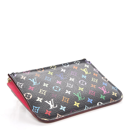 Louis Vuitton Monogram Multicolor Key Pouch Black Grenade 4 of 8