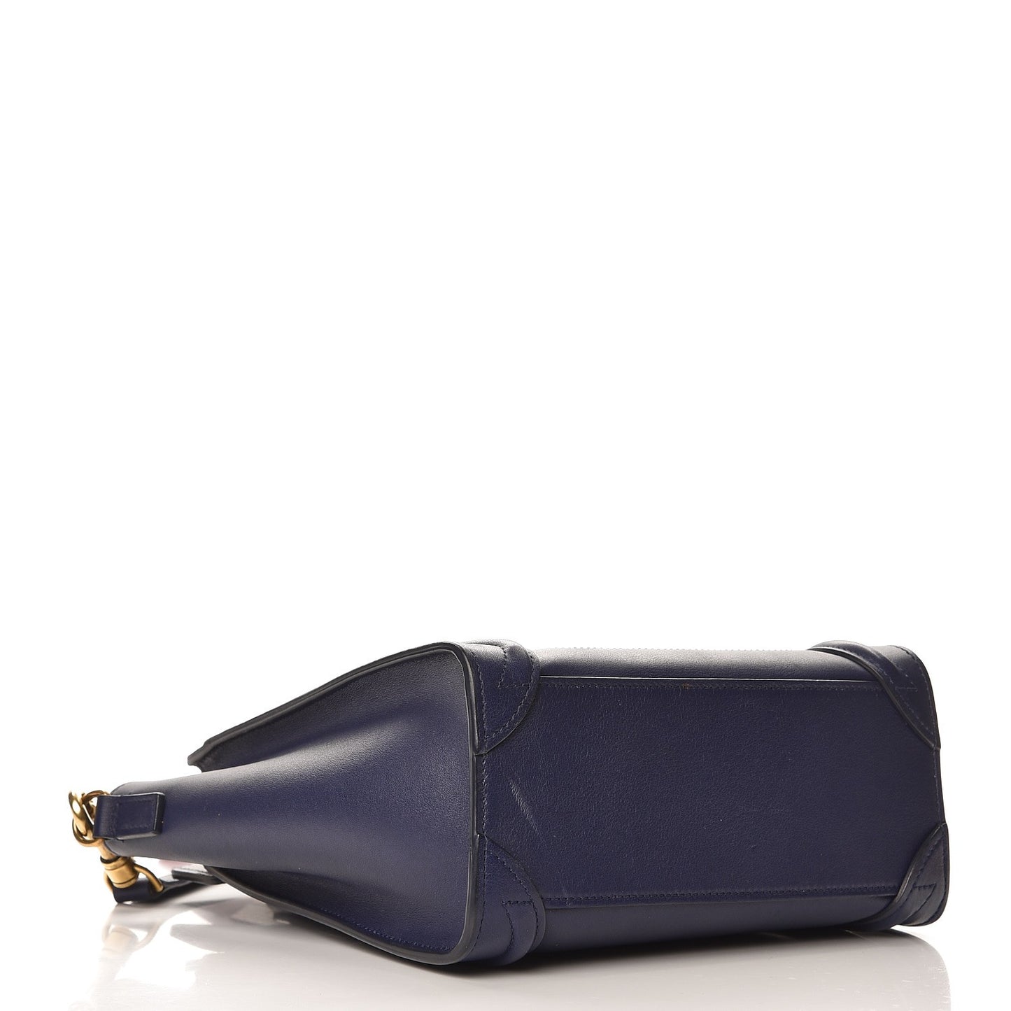 Smooth Calfskin Nano Luggage Navy Blue