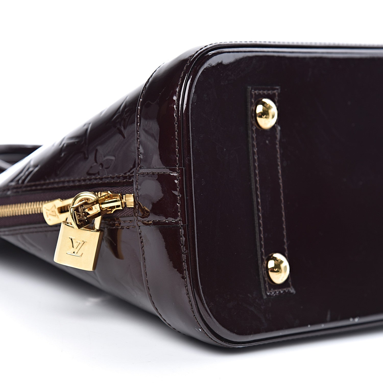 Louis Vuitton Vernis Alma PM Amarante 8 of 9