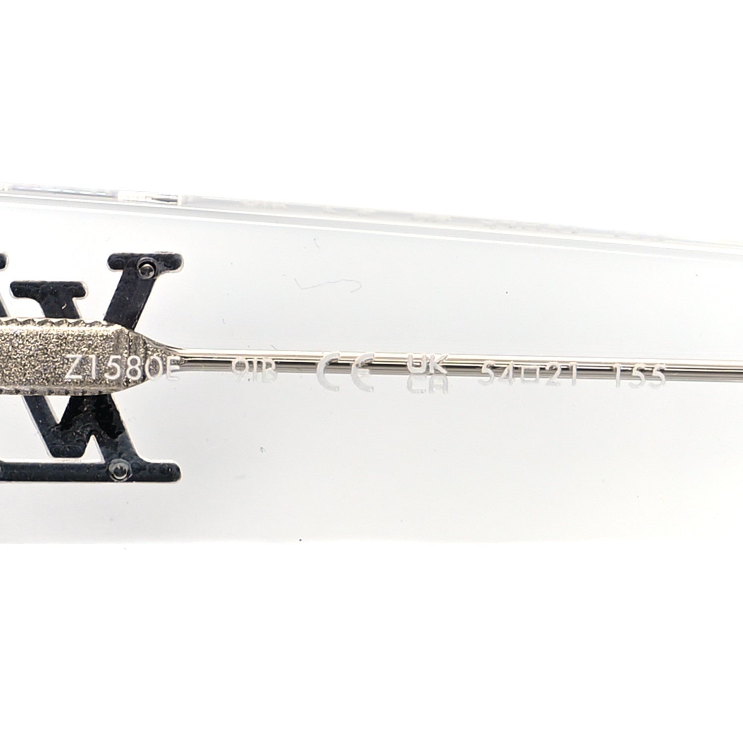 Louis Vuitton LV Clash Square Sunglasses Z1580E Transparent 6 of 8