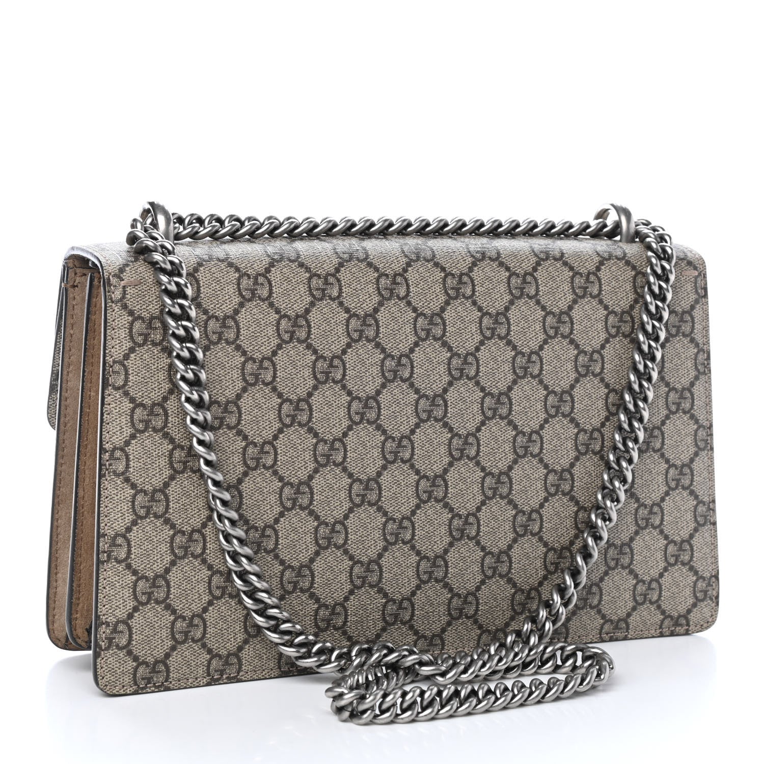 Gucci GG Supreme Monogram Small Dionysus Shoulder Bag Taupe 3 of 11