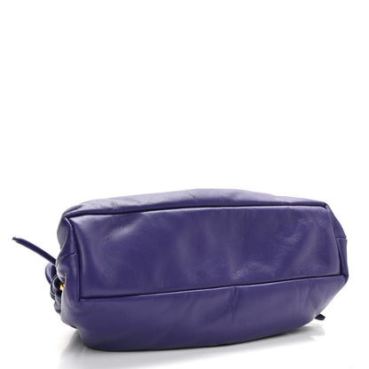 Mansur Gavriel Lambskin Mini Cloud Clutch Viola 4 of 9
