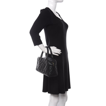 Chanel Caviar Quilted Small Bowler Black 2 of 16