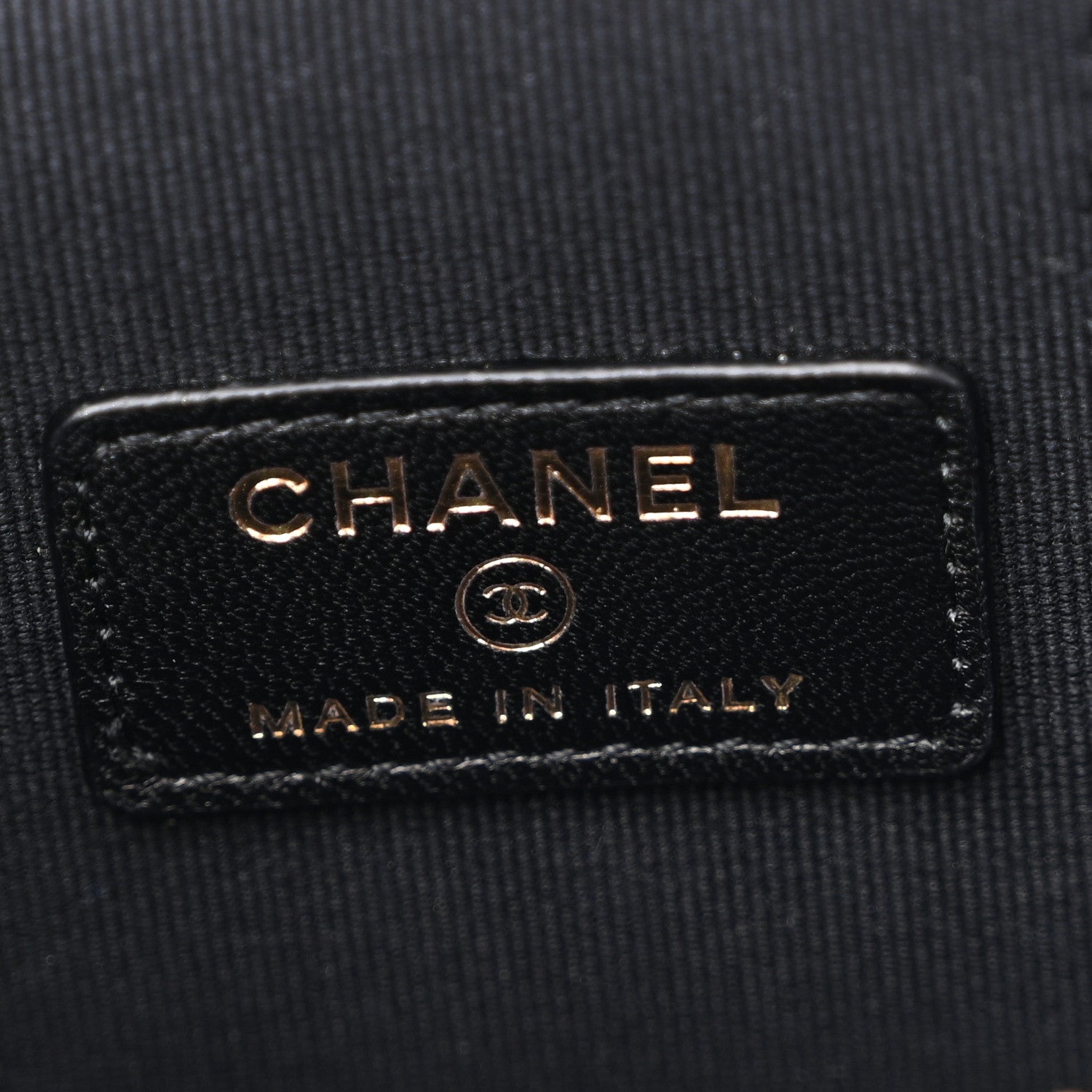 Chanel Lambskin Quilted Top Handle Mini Vanity Case With Chain Black 6 of 10