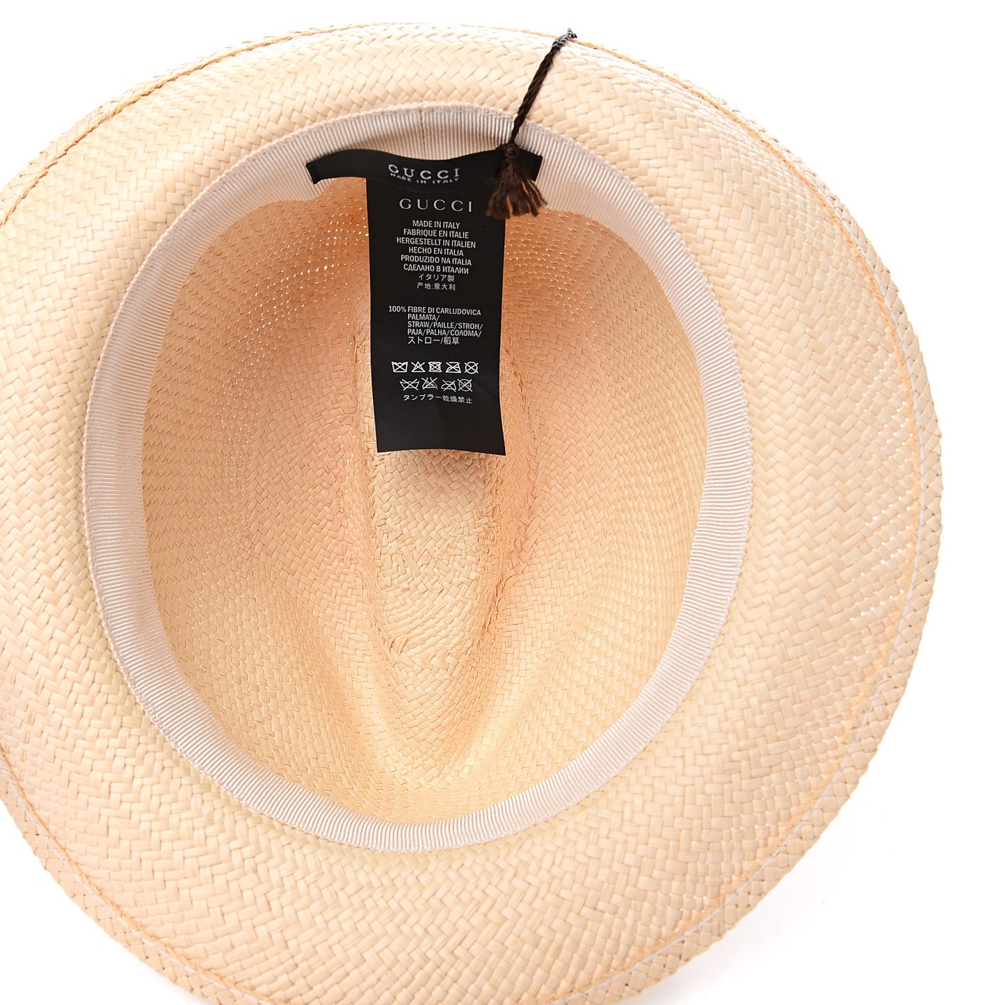 Straw Fedora Hat M