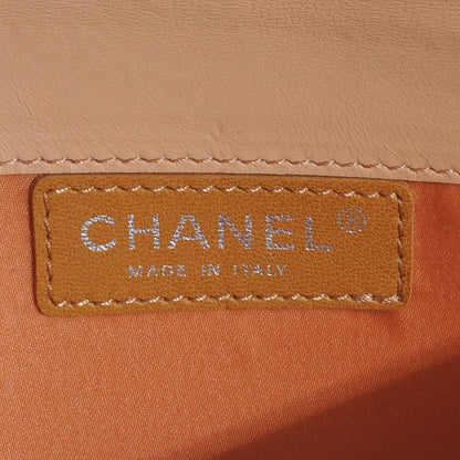 Chanel Lambskin Quilted Clutch Flap Beige 9 of 10