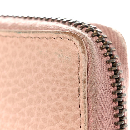 Gucci Calfskin Butterfly Farfalla Zip Around Wallet Perfect Pink 8 of 12
