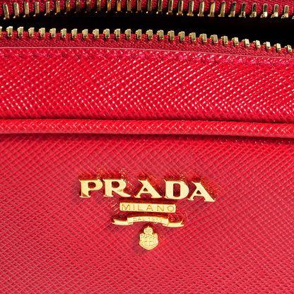 Prada Saffiano Mini Camera Crossbody Bag Fuoco 9 of 9