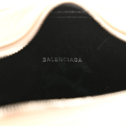 Balenciaga Calfskin Logo XS Everyday Camera Bag Light Beige Black 6 of 12