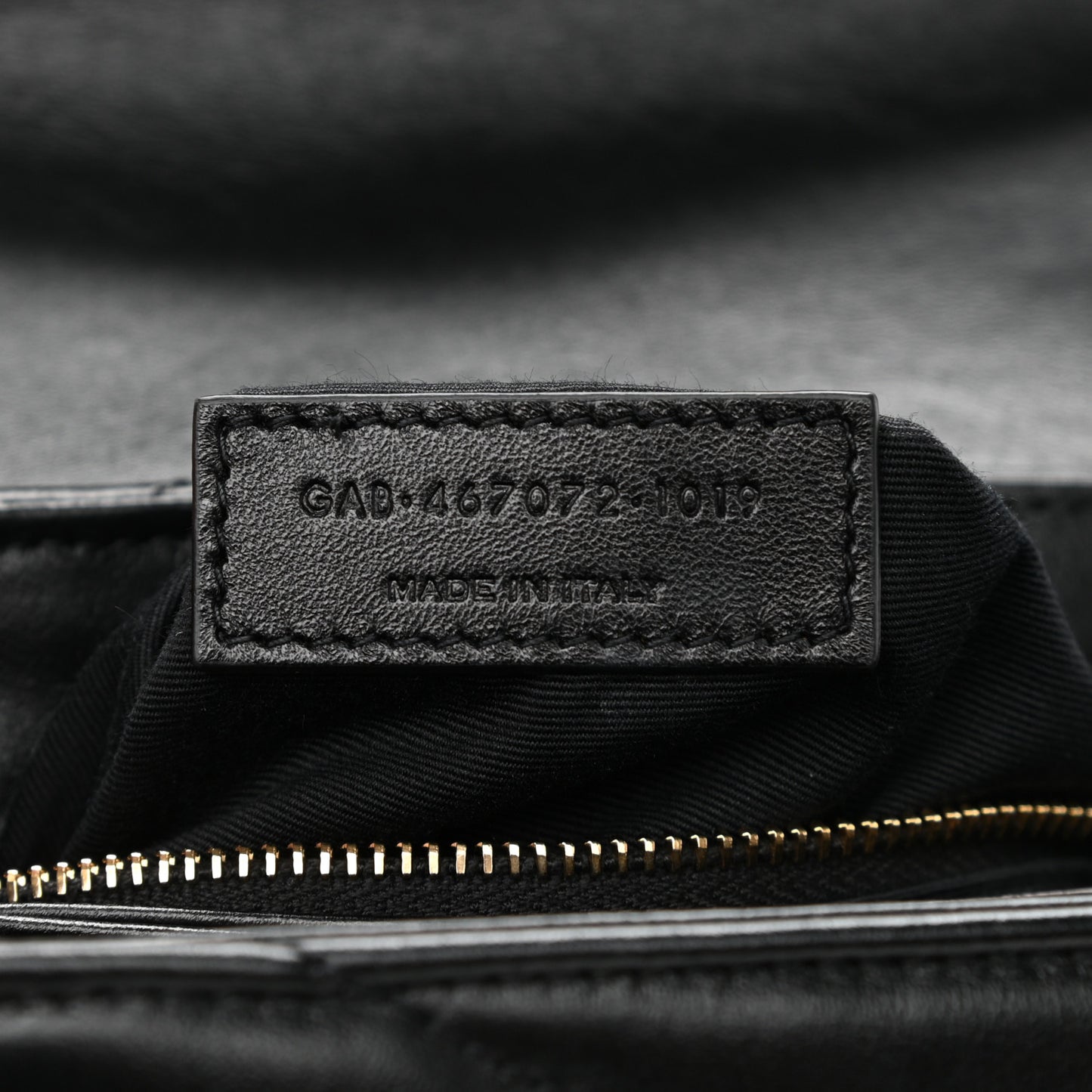 Calfskin Y Quilted Monogram Toy Loulou Crossbody Bag Black