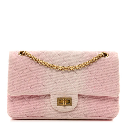 Chanel Ombre Denim Quilted 2.55 Reissue 225 Flap Pink 1 of 12