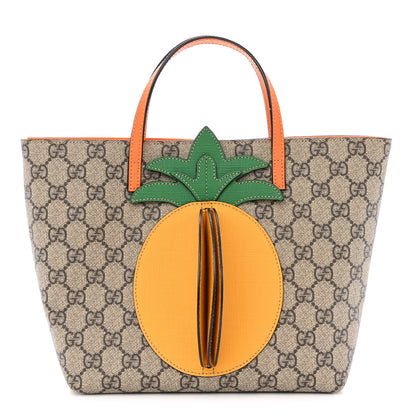 Gucci GG Supreme Monogram Kids Pineapple Tote 1 of 11
