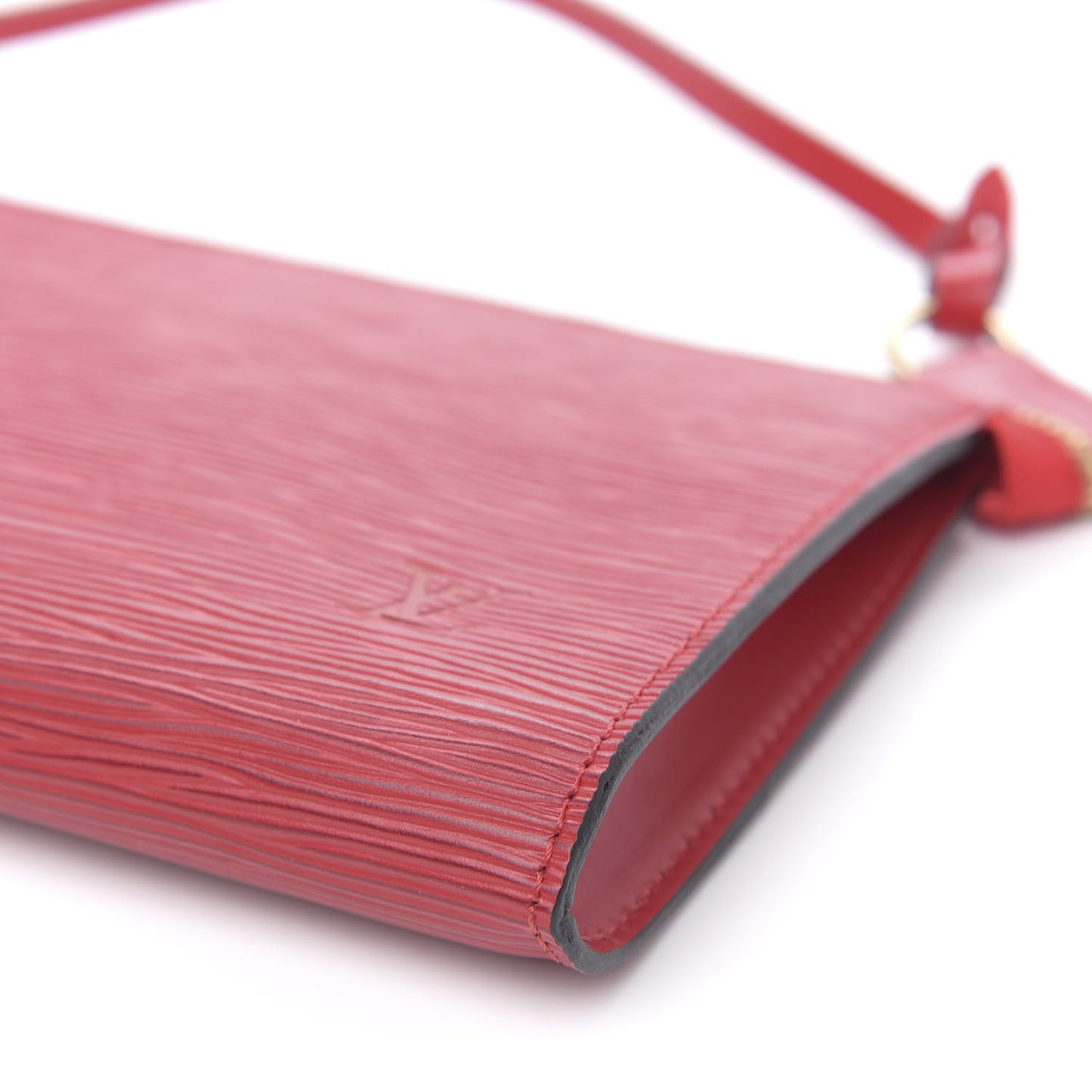 Epi Pochette Accessories 24 Castillan Red